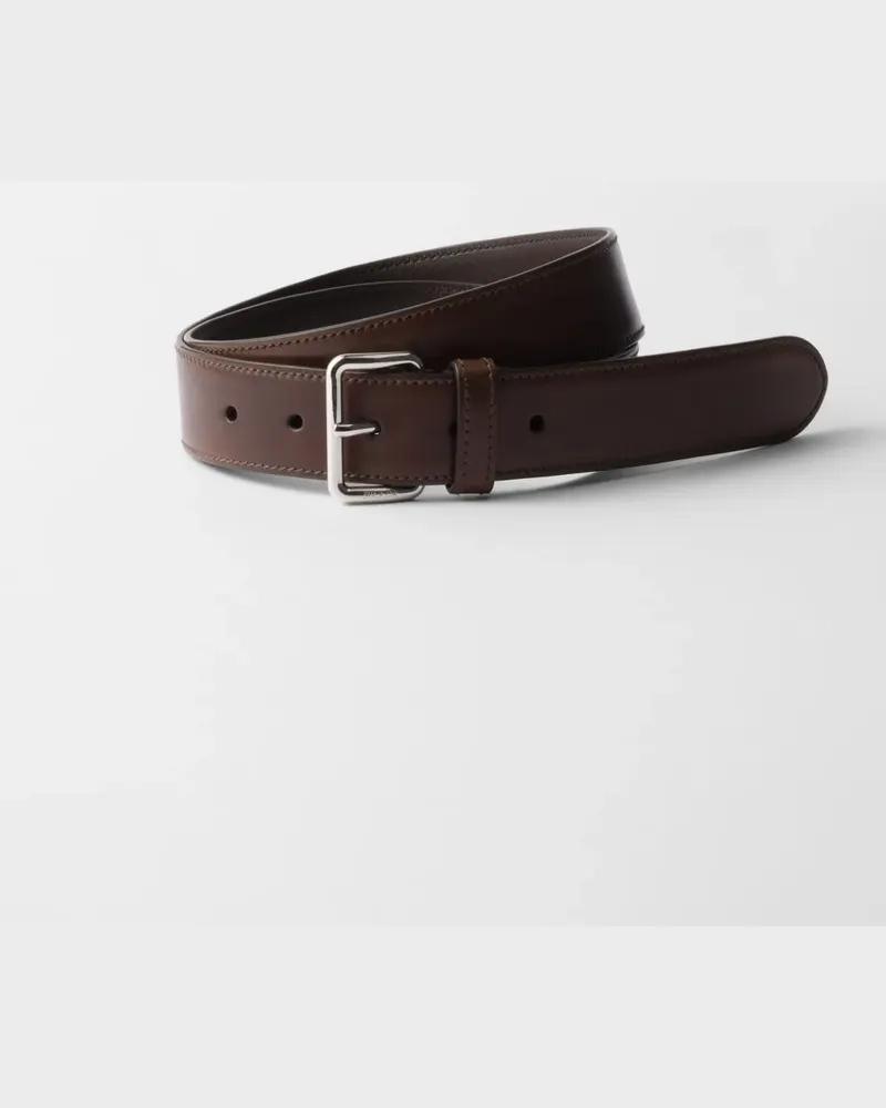 Prada Wendbarer Ledergürtel - Braun Braun