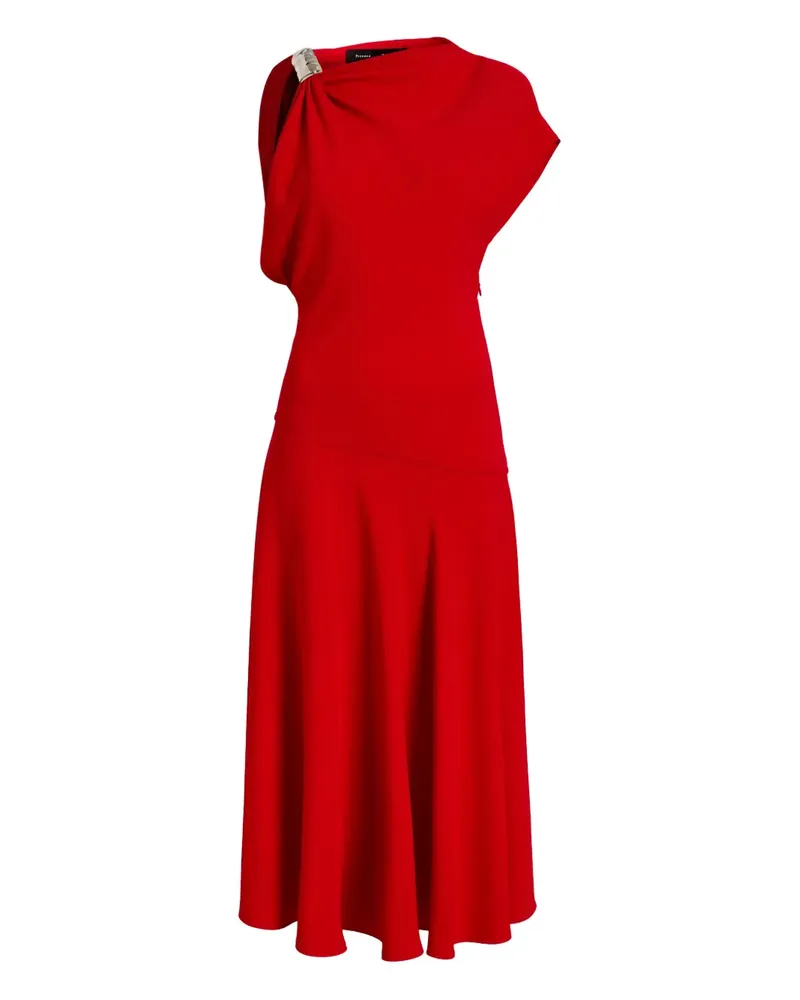 Proenza Schouler Drapiertes One-Shoulder-Kleid - Rot Rot