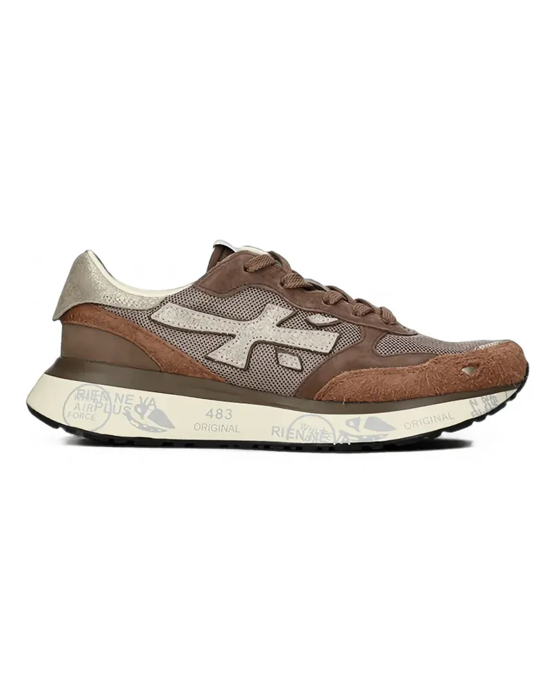 Premiata Lauryn 8549 Sneakers mit Logo-Patch - Braun Braun