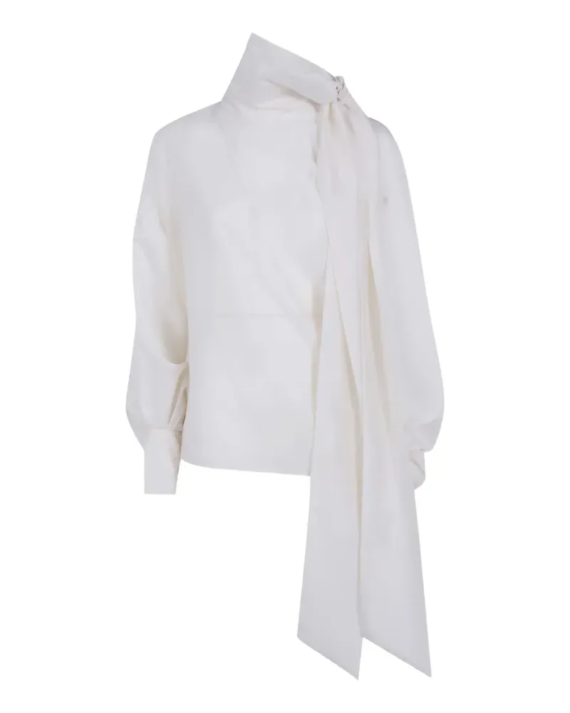 Essentiel Karismatic tie-neck blouse - Weiß Weiß