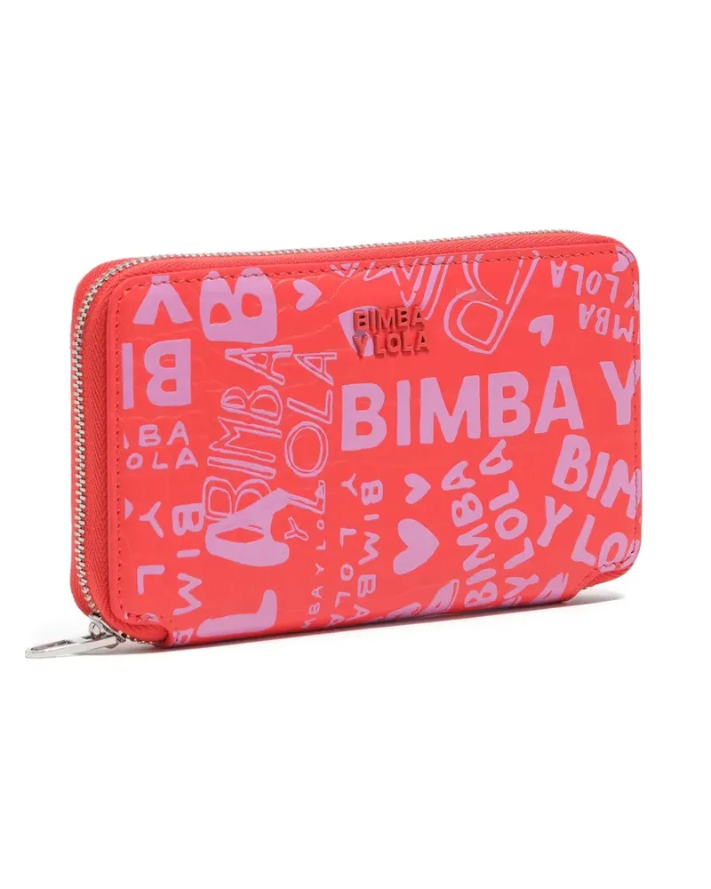 BIMBA Y LOLA Portemonnaie mit Reißverschluss - Rot Rot