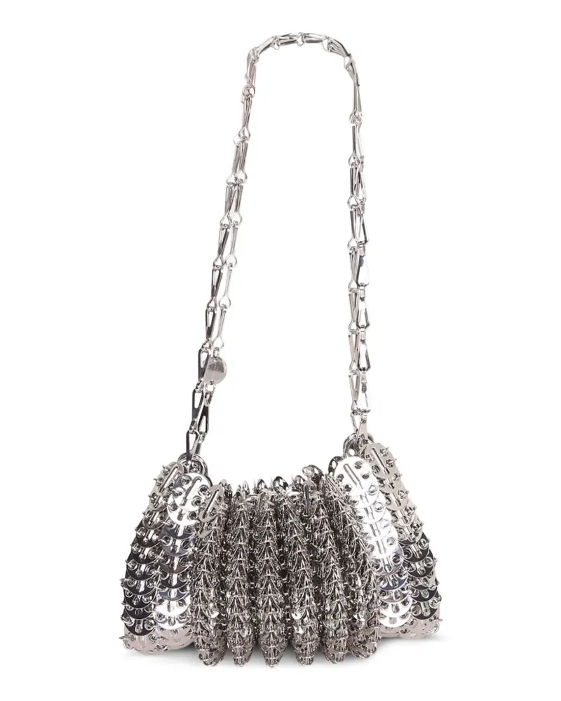 Paco Rabanne 1969 Moon Schultertasche mit Kette - Grau Grau