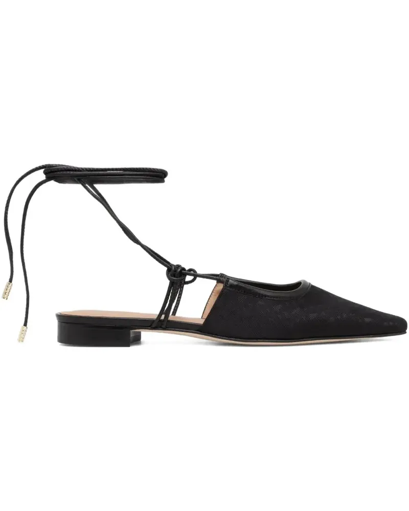 HUGO BOSS Spitze Slingback-Pumps - Schwarz Schwarz