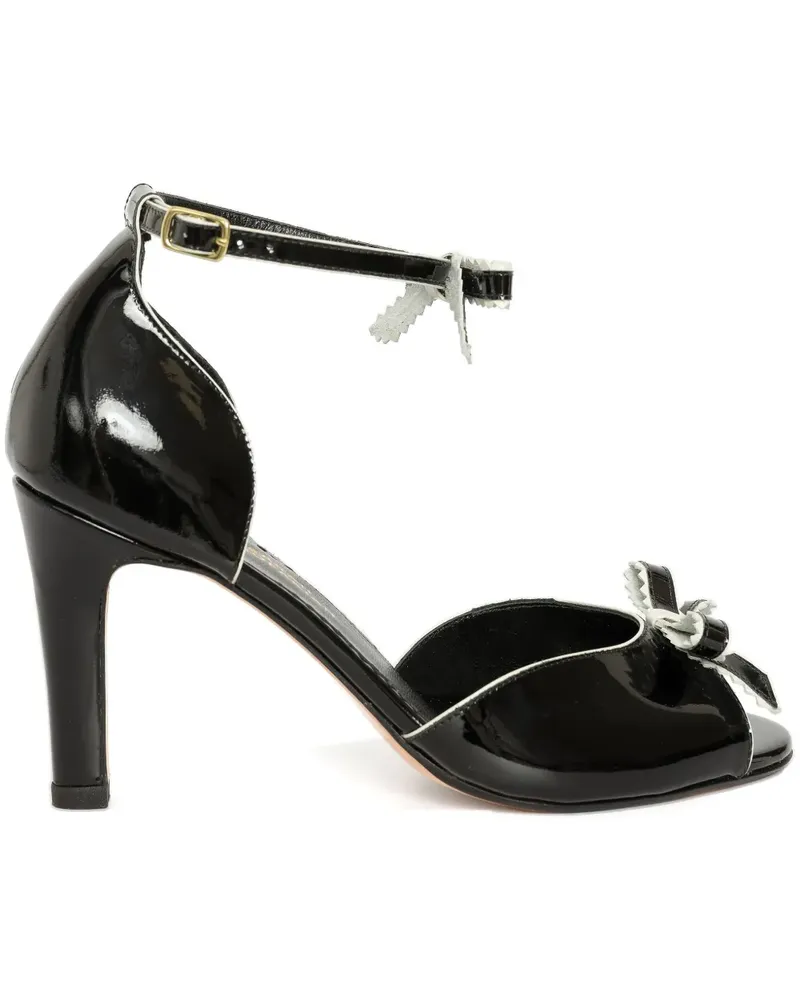 Sarah Chofakian Indoor Sandalen 75mm - Schwarz Schwarz