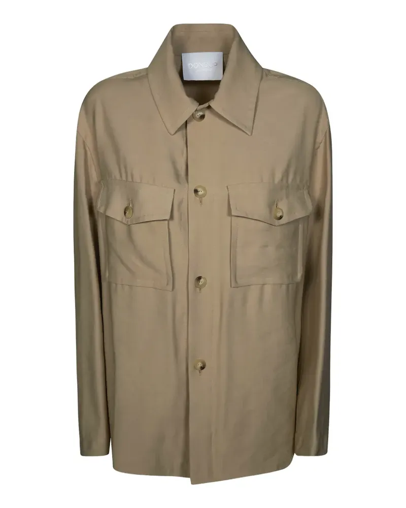 Dondup flap-pocket shirt - Nude Nude