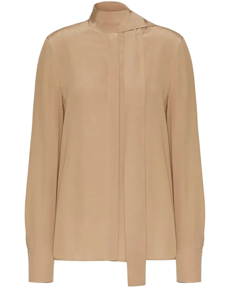 Valentino Garavani Bluse aus Seide - Nude Nude