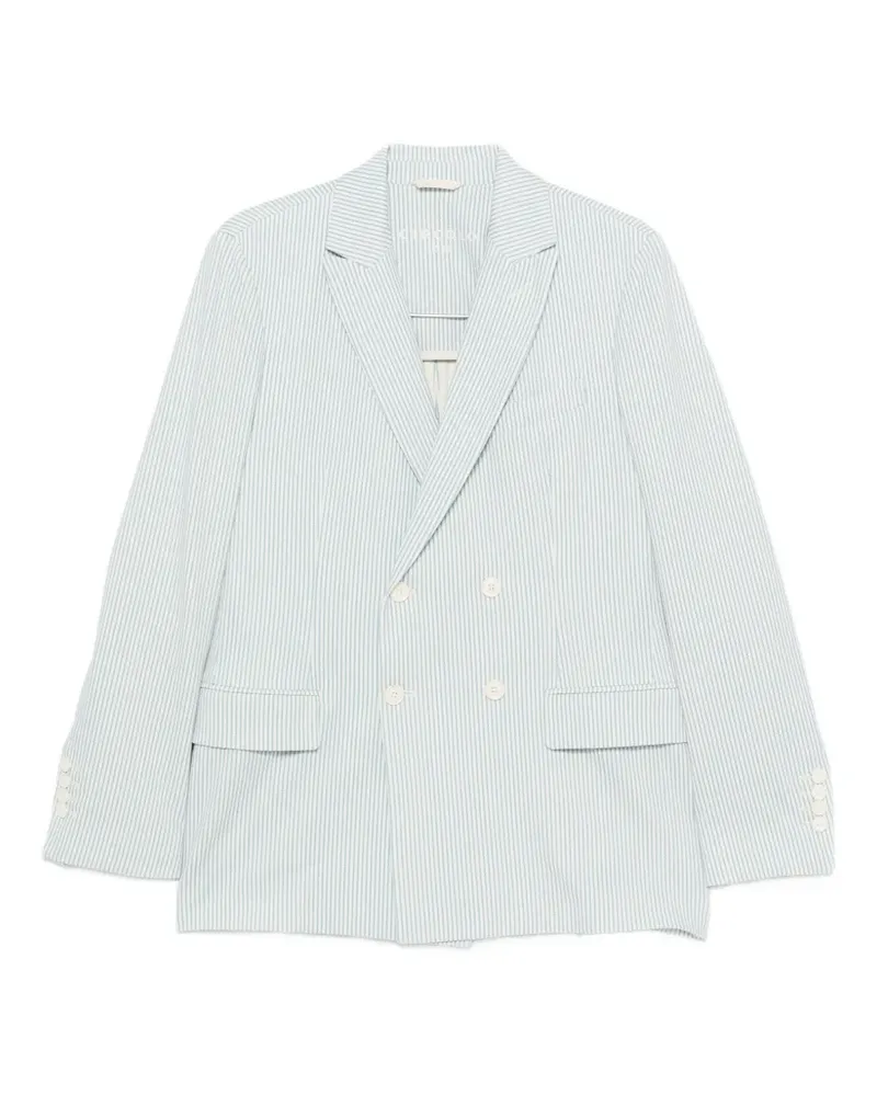 CIRCOLO 1901 striped double-breasted blazer - Blau Blau