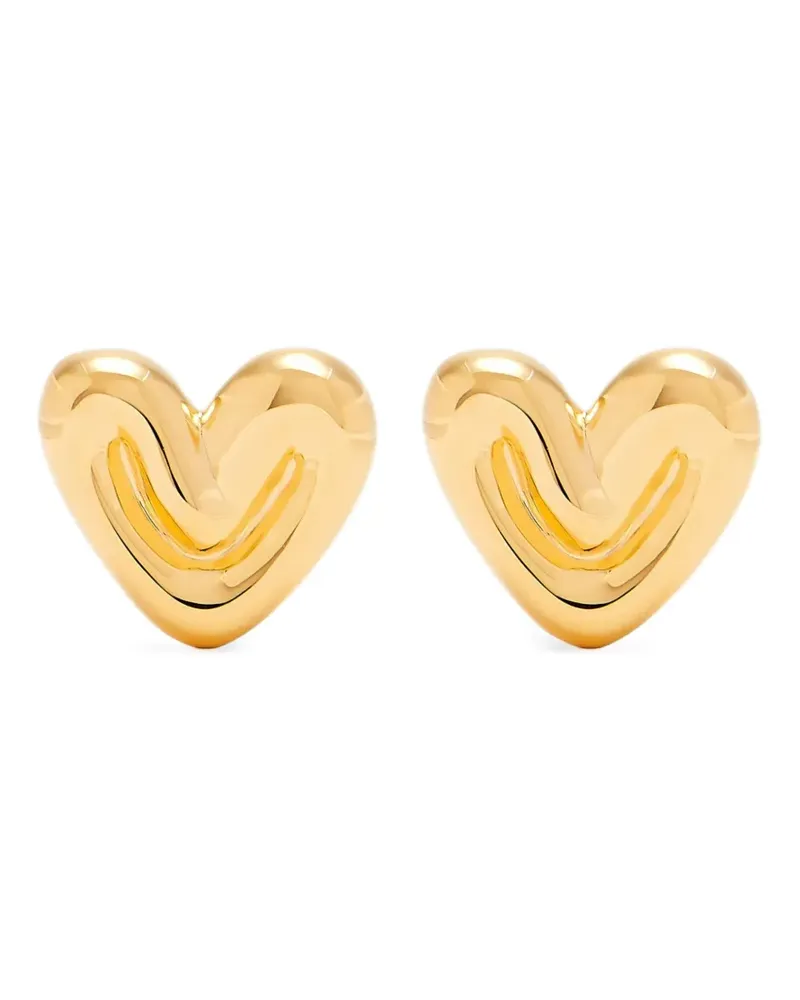 Missoma Ohrringe mit Herzform - Gold Gold