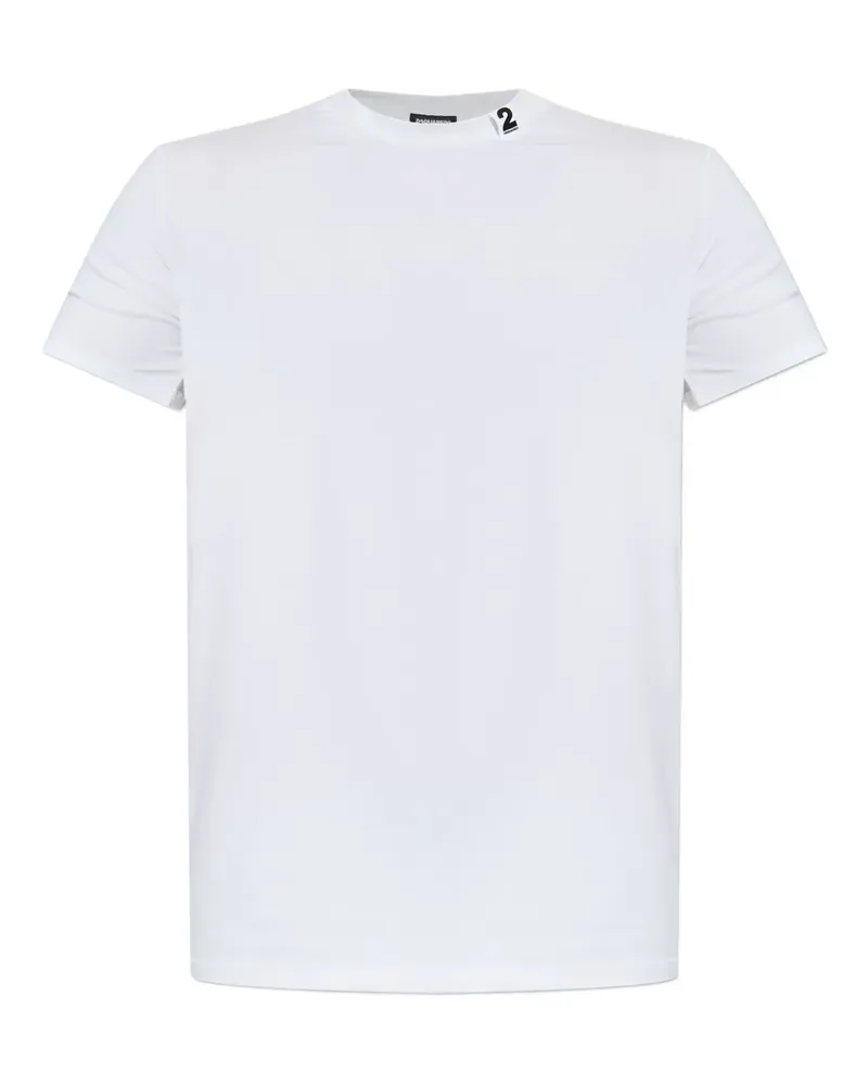 Dsquared2 T-Shirt mit Logo-Detail - Weiß Weiß