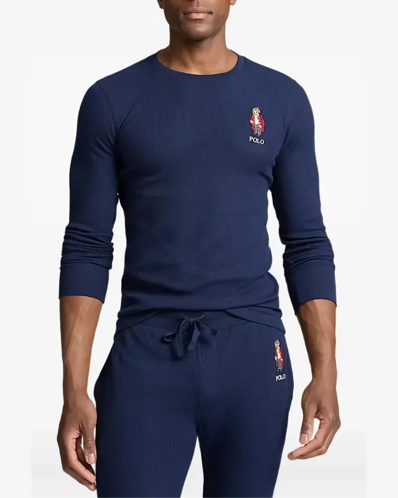 Ralph Lauren T-Shirt mit Polo Bear-Print - Blau Blau