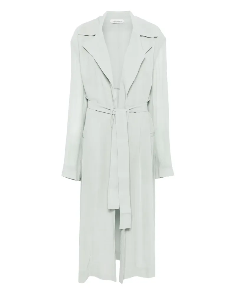 Alberta Ferretti Mantel mit Gürtel - Grün Grün