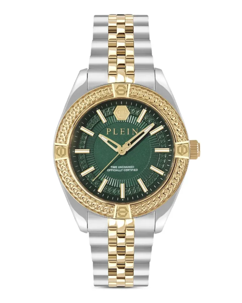 Philipp Plein Icon Chain Armbanduhr 40mm - Grün Grün
