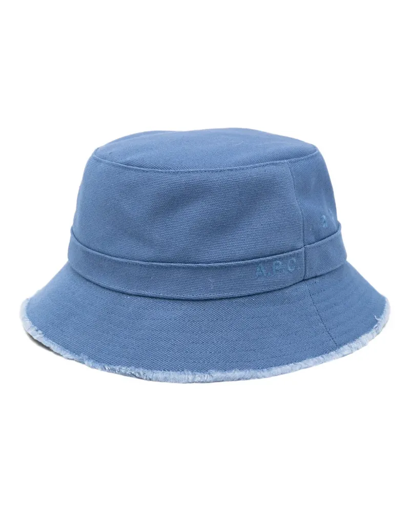 A.P.C. Fischerhut mit Fransen - Blau Blau