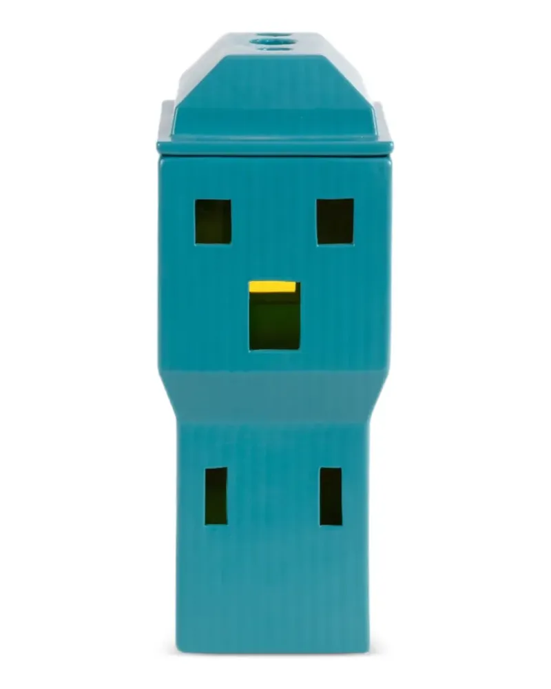 Seletti Vase mit Fenster-Detail - Blau Blau