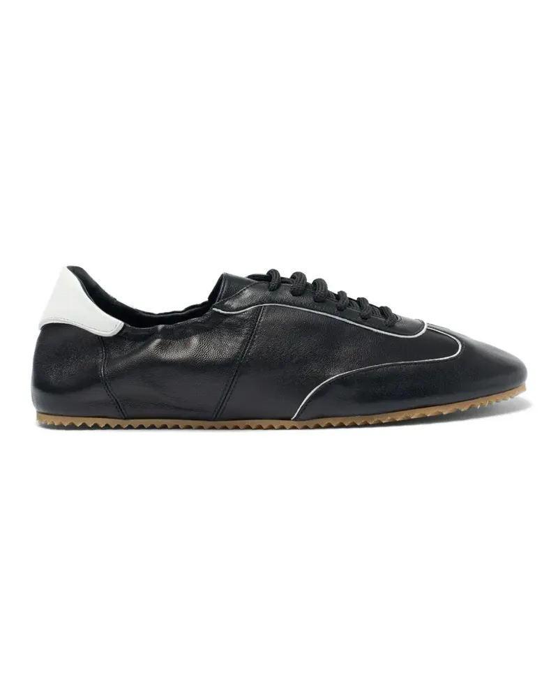 Scarosso Riley leather sneakers - Schwarz Schwarz