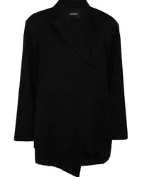 GOEN.J Einreihiger Blazer im Layering-Look Schwarz