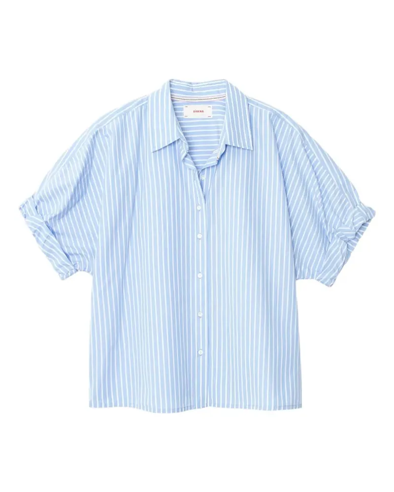 Xírena Teddy striped shirt - Blau Blau