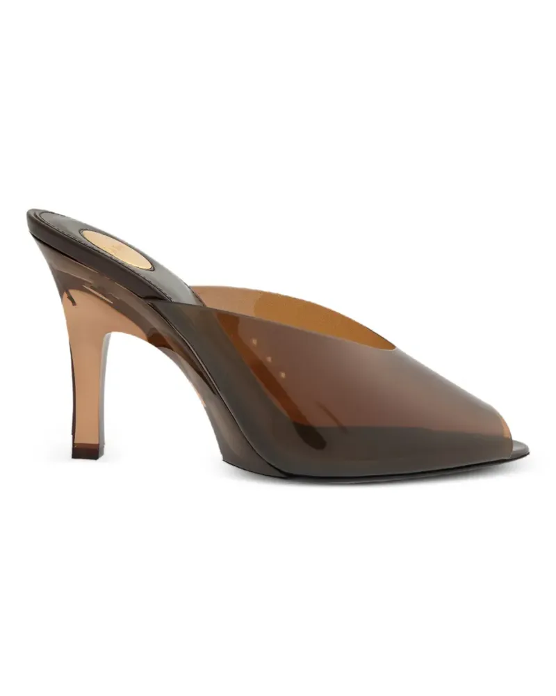 Saint Laurent Sabrina mules - Braun Braun