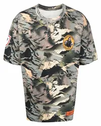 Heron Preston T-Shirt mit Camouflage-Print Grün