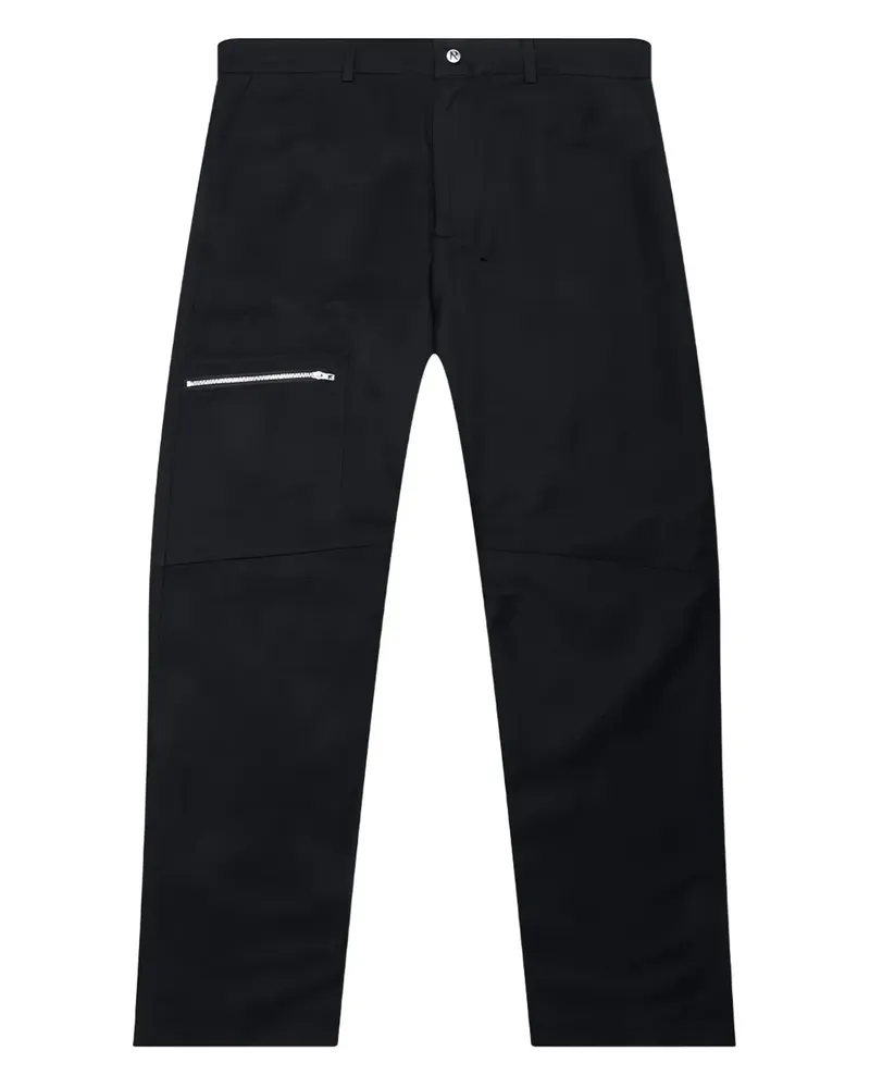 REPRESENT Hose mit Reißverschlusstasche - Schwarz Schwarz