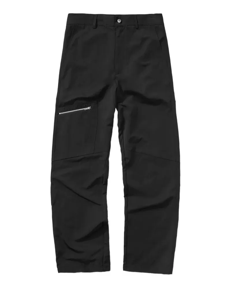REPRESENT Hose mit Reißverschlusstasche - Schwarz Schwarz