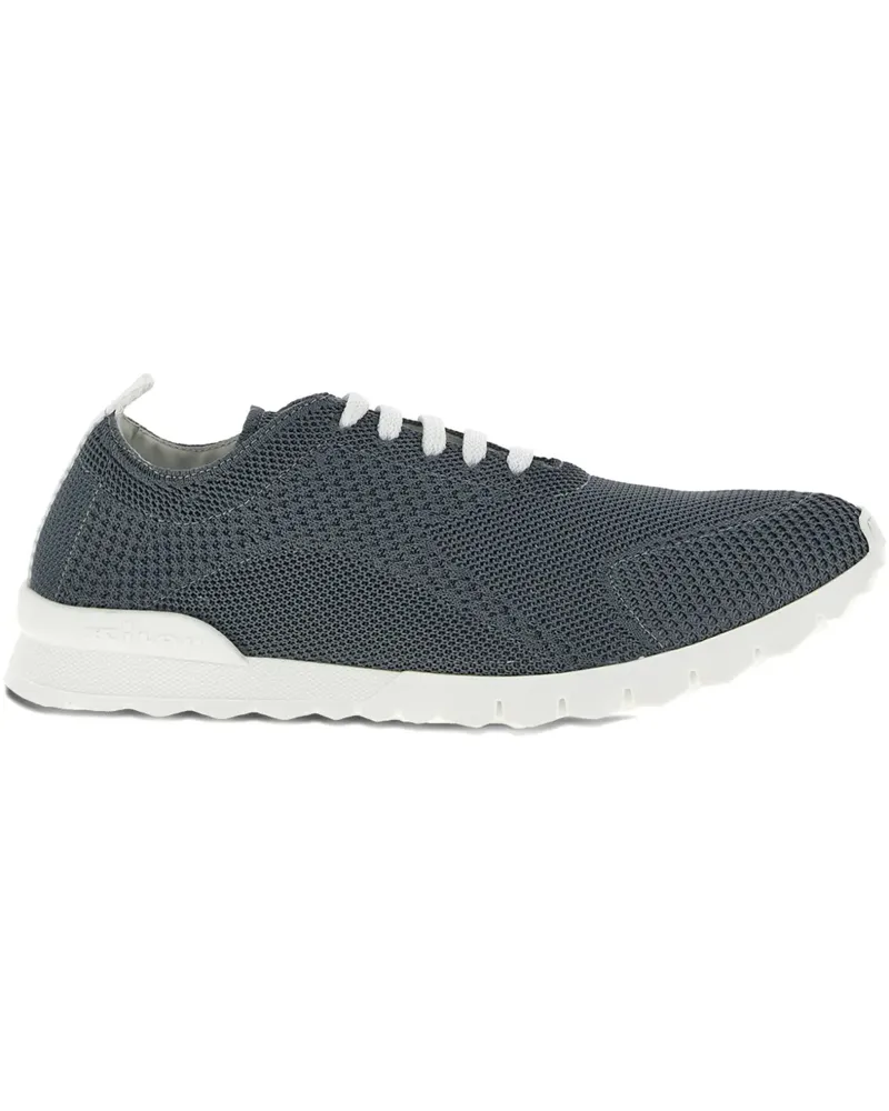 Kiton lace-up knitted sneakers - Grau Grau