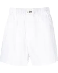 Natasha Zinko Boxershorts mit Logo-Patch Weiß