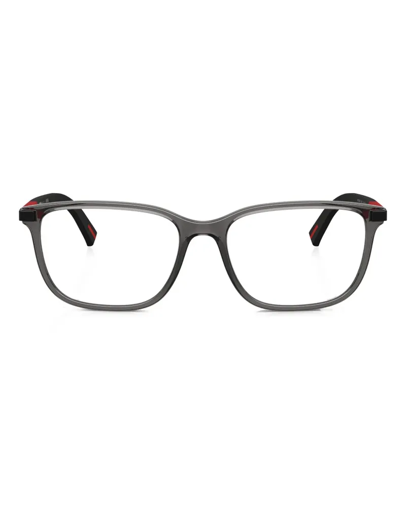 Prada Brille mit eckigem Gestell - Grau Grau