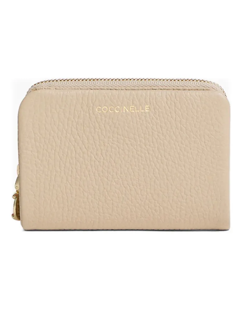 Coccinelle Portemonnaie mit Reißverschluss - Nude Nude