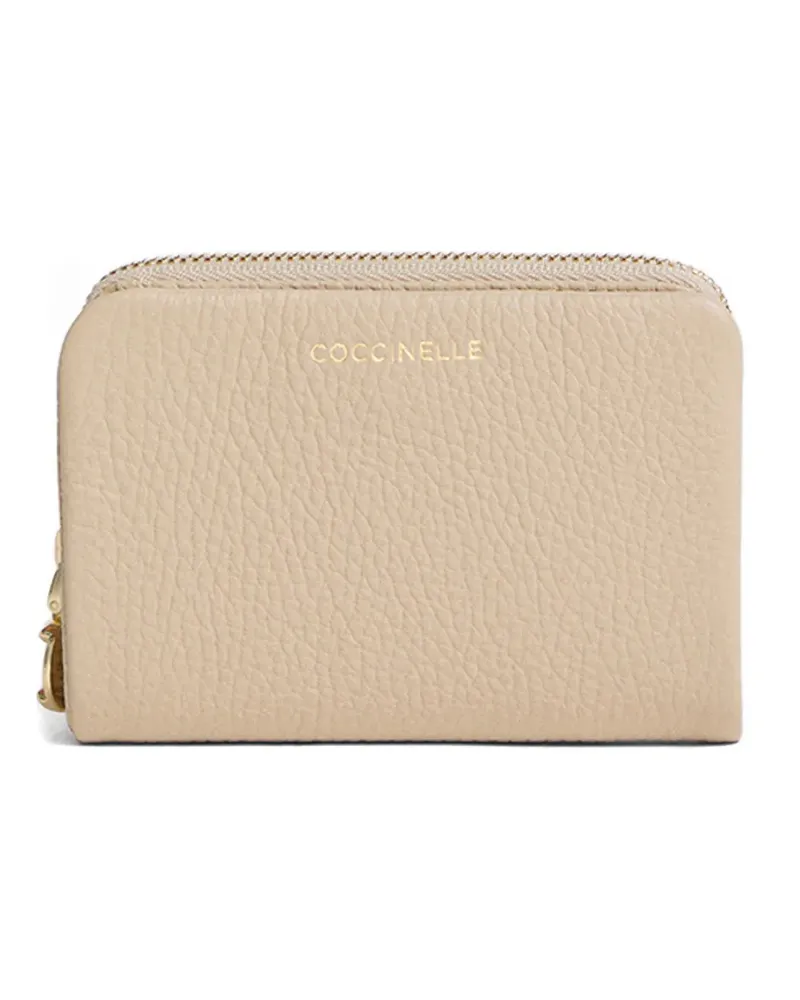 Coccinelle Portemonnaie mit Reißverschluss - Nude Nude
