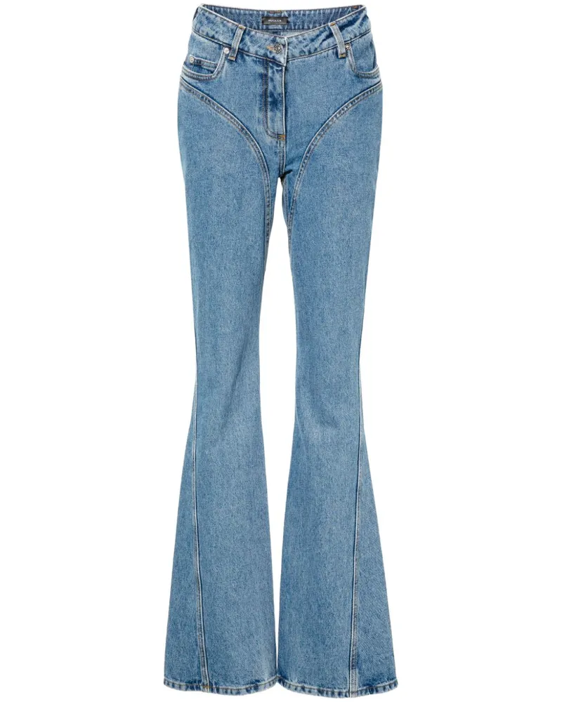 Thierry Mugler Ausgestellte Jeans - Blau Blau