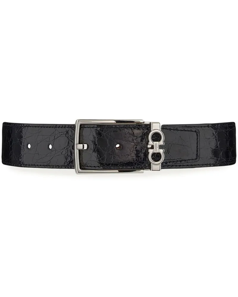 Ferragamo Klassischer Gürtel - Schwarz Schwarz