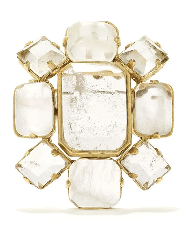 Goossens Paris Stones Brosche - Gold Gold