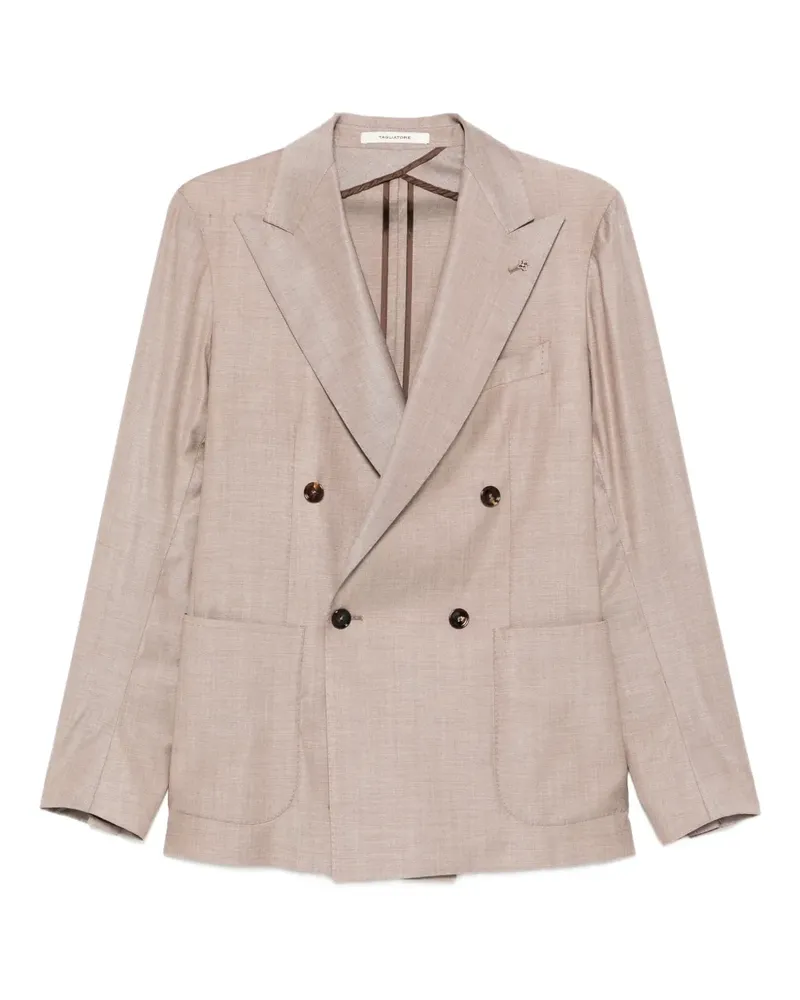 Tagliatore Doppelreihiger Anzug - Braun Braun