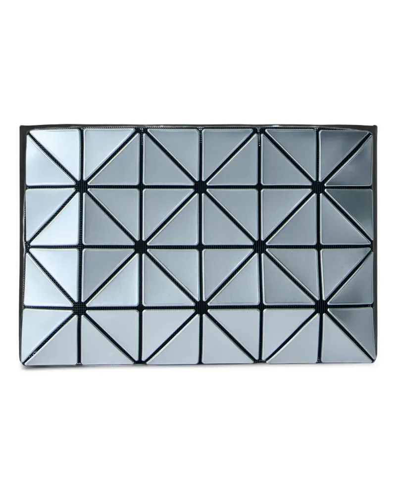Issey Miyake Lucent geometric-panel clutch bag - Silber Silber
