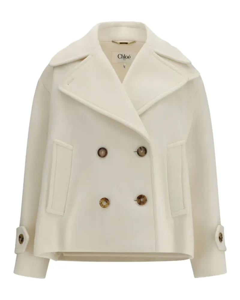 Chloé Klassische Cabanjacke - Nude Nude