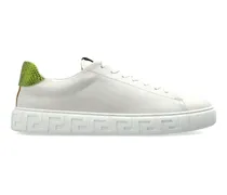 Sneakers mit Greca-Motiv - Weiß
