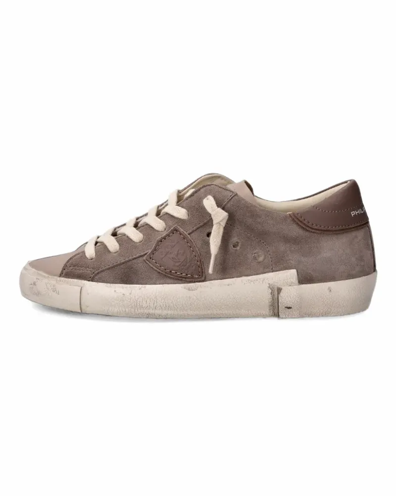 Philippe Model Paris Sneakers mit Logo-Patch - Grau Grau