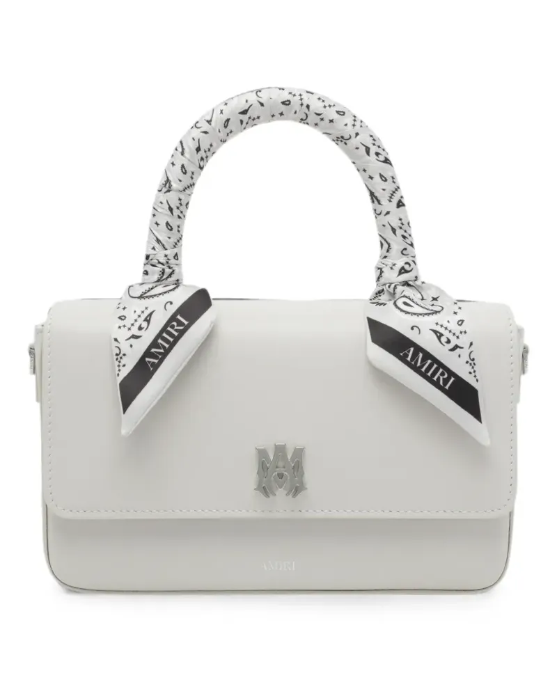 Amiri micro Ma Long bandana-print tote bag - Weiß Weiß