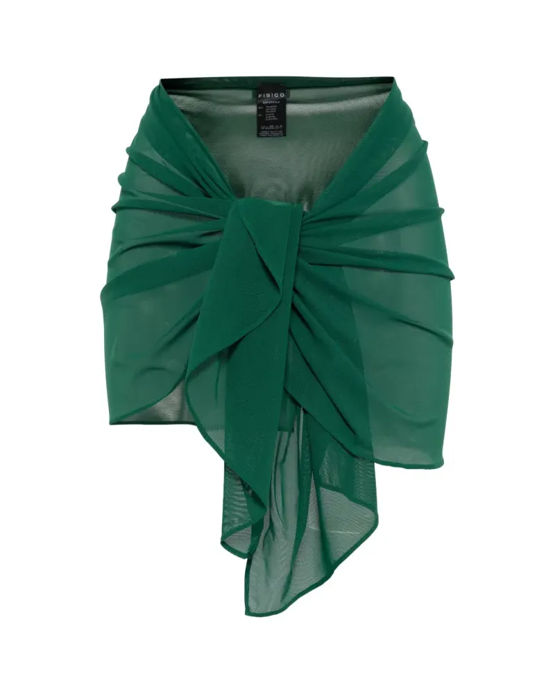 FISICO-Cristina Ferrari sheer-finish pareo - Grün Grün