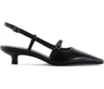 Elenne Kitten-Heel-Pumps mit spitzer Kappe - Schwarz