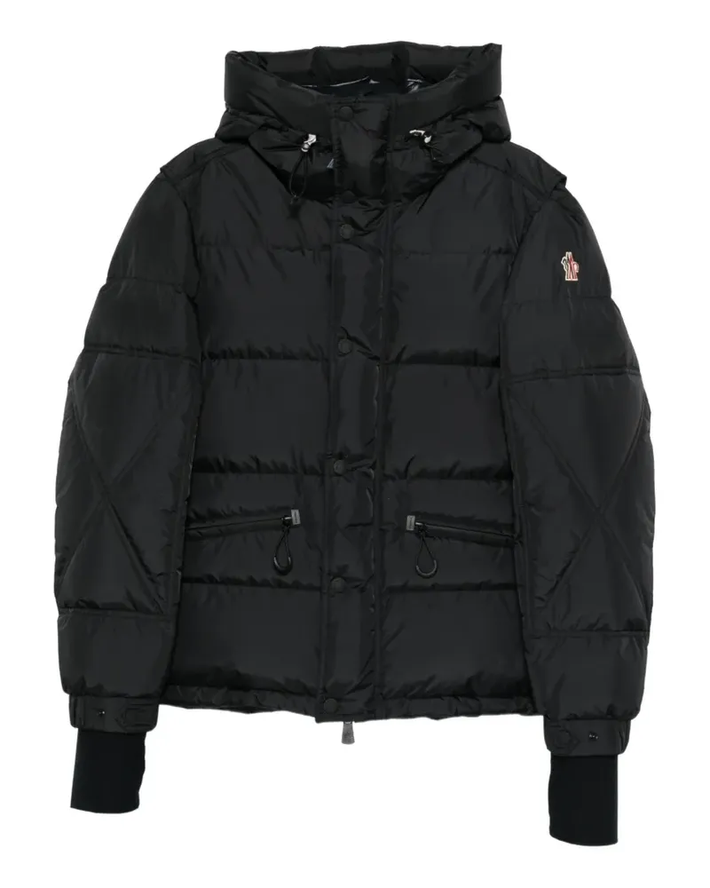 Moncler quilted hooded jacket - Schwarz Schwarz