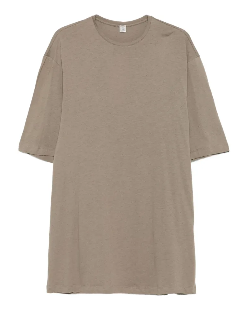 Totême Klassisches T-Shirtkleid - Nude Nude