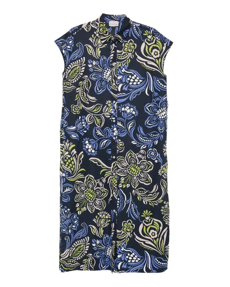 MARELLA floral-print midi dress - Blau Blau