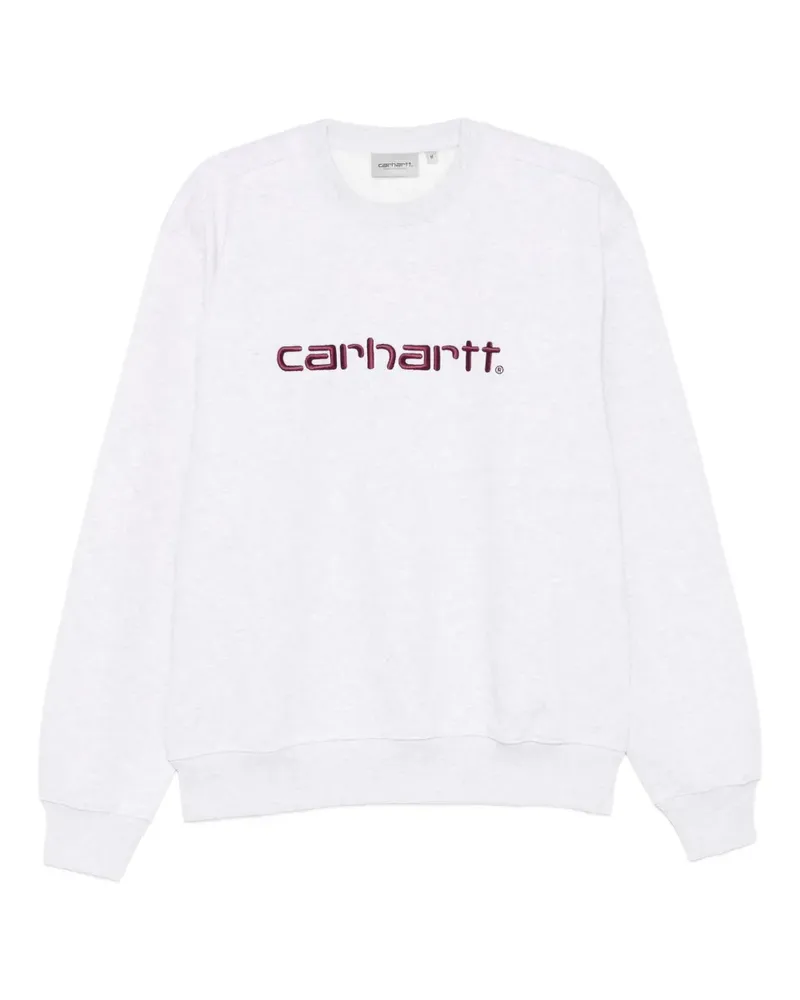 Carhartt WIP Sweatshirt mit Logo - Weiß Weiß
