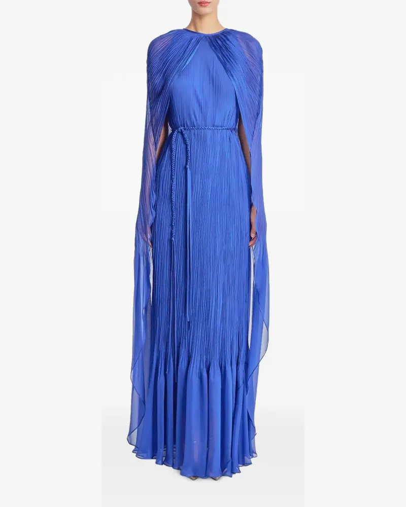 Irina Schrotter Maribel Maxikleid mit Falten - Blau Blau