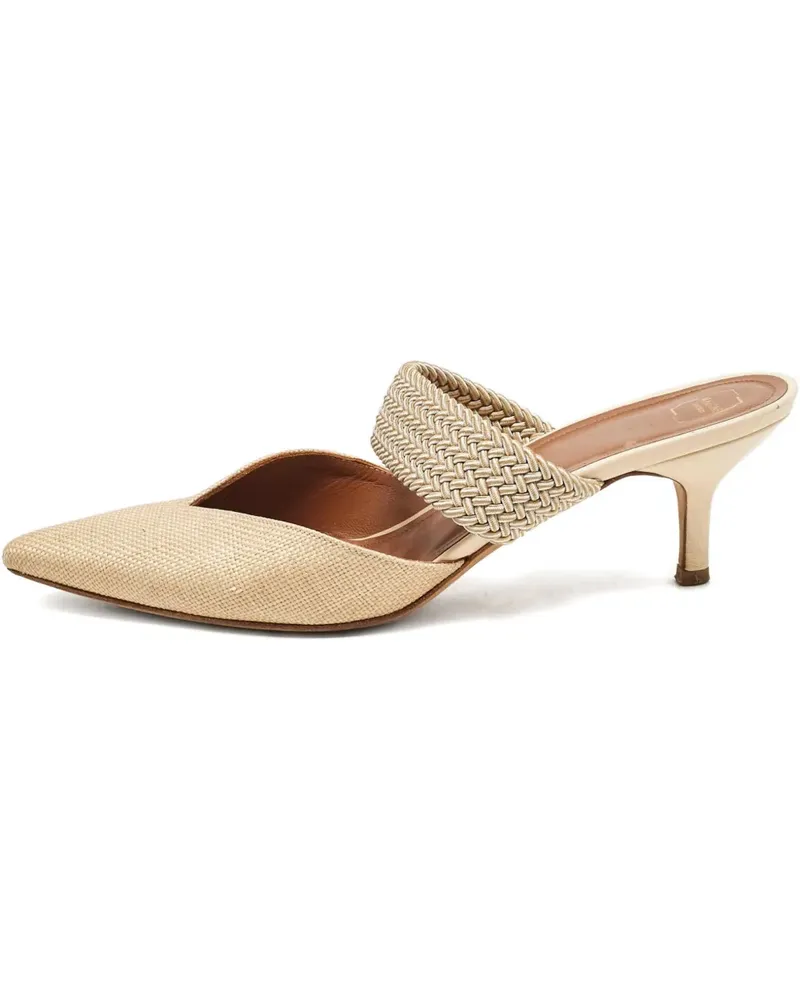 Malone Souliers 2024 Mules mit gewebtem Riemen - Nude Nude