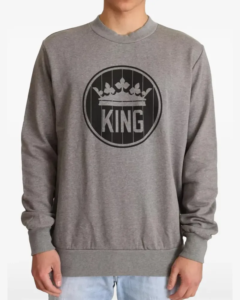 Dolce & Gabbana Sweatshirt mit Kronen-Print - Grau Grau