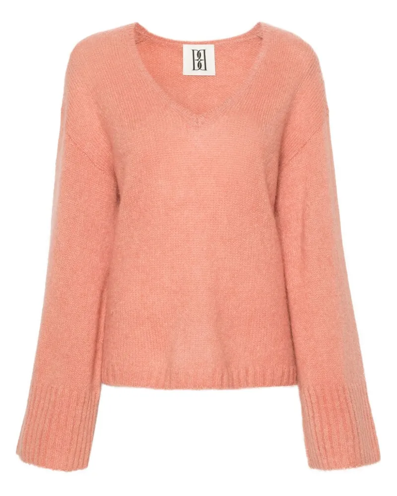 By Malene Birger Pullover mit V-Ausschnitt Rosa