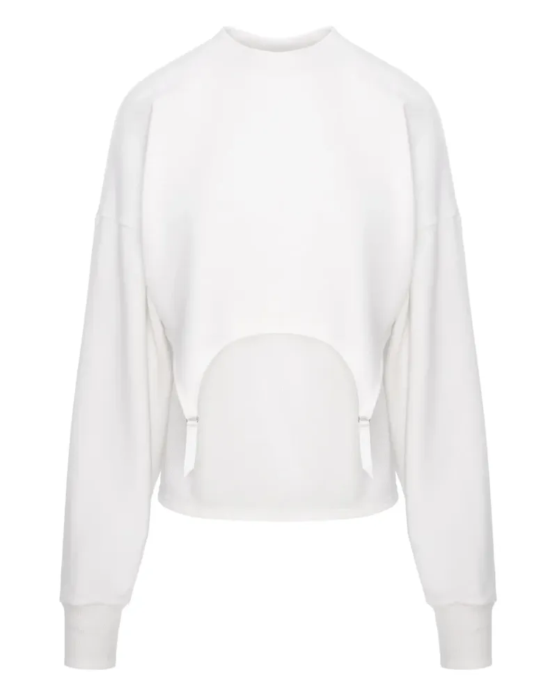 Murmur Sweatshirt mit Cut-Out - Weiß Weiß